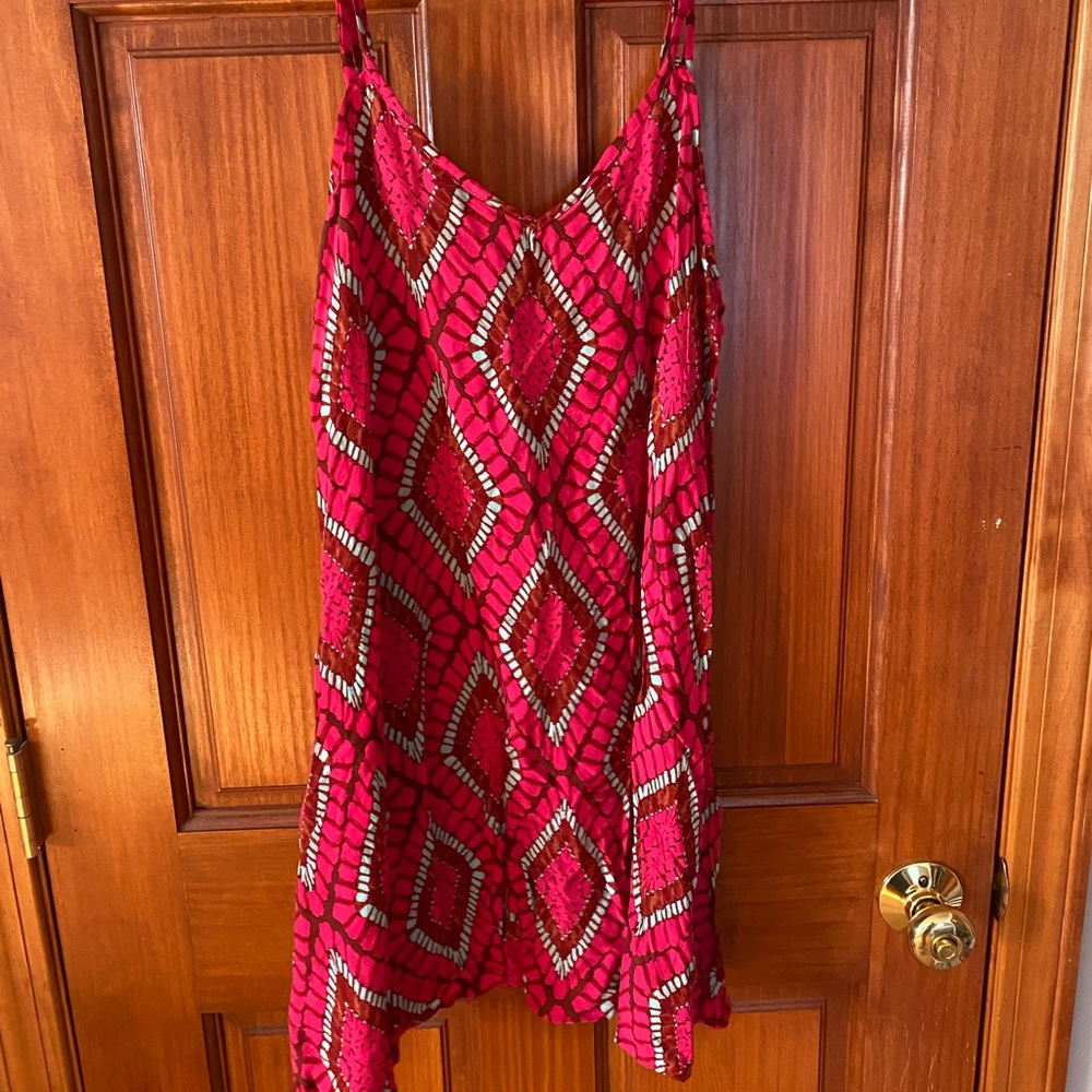 Aeropostale pink and blue summer dress size small